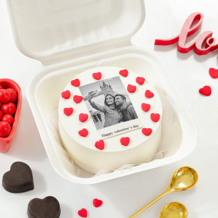 Sweet Love Personalized Valentine's Day Bento Photo Cake-picture-29