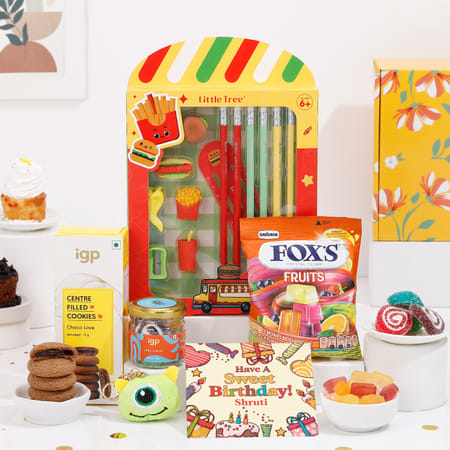 Sweet Surprises Personalized Birthday Hamper For Kids-picture-11