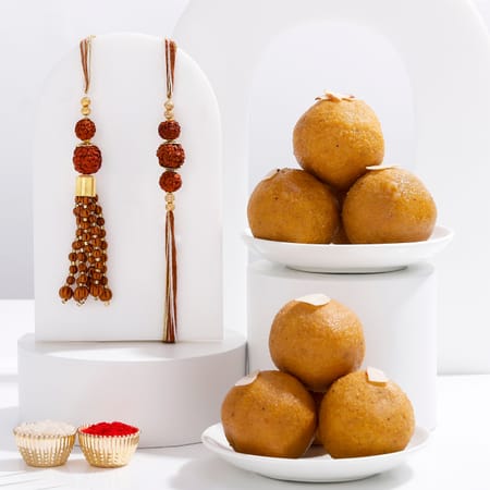 Sweet Traditions Bhaiya Bhabhi Rakhi Combo-picture-19