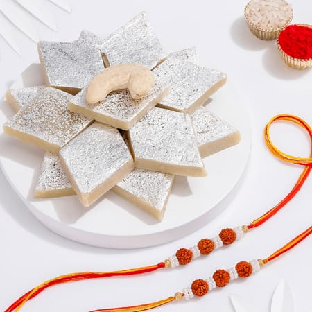 Sweets And Rakhis Gift Combo-picture-50