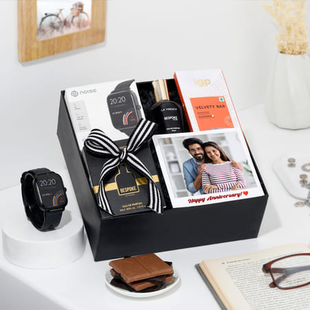 Timeless Elegance Personalized Anniversary Hamper-picture-17