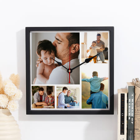Timeless Memories Personalized Wall Clock For Dad-picture-12