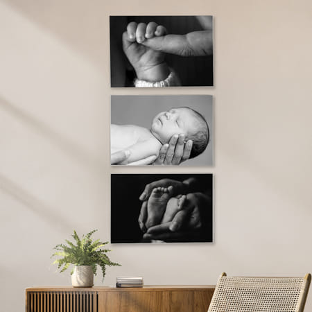 Timeless Trio Personalized Monochrome Photo Frame Set-picture-51