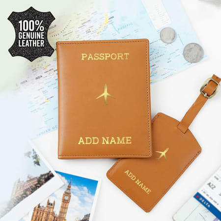 Travel Companion Personalized Combo - Tan-picture-21