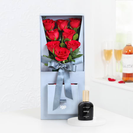 Make Her Smile Gift Box: Gift/Send Valentine's Day Gifts Online JVS1201419 | IGP.com