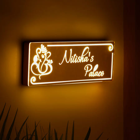 Welcome Home - Personalized LED Name Plate-picture-11