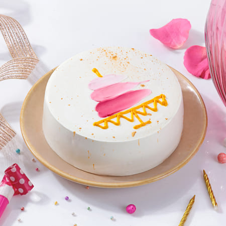 Whimsical White Delight Cake (1 kg)-picture-16