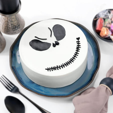 Whimsy Halloween Cream Cake (One Kg)-image-49