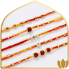 set of 5 rakhis