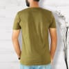 Buy 100% Desi Half Sleeve Men's T-Shirt - Olive