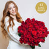 12 long stemmed roses Online