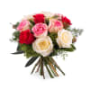 12 Short-stemmed Multicoloured Roses Online