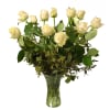 12 White roses Online