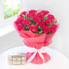 15 Red Carnations with a Box of Ferrero Rocher Online