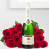 15 red roses and exclusive Sparkling wine. Online