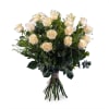 18 Long-stemmed White Roses Online