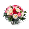 20 Short-stemmed Multicoloured Roses Online