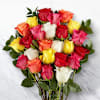 24 Mixed Roses Bunch Online