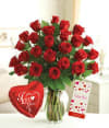 24 Red Roses Hamper (Large) Online