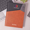 3-Tone Brown 2022 Diary - Customized With Name And Logo Online
