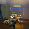 Buy 3D Acrylic Writing Board With Pens - Single Piece - 15X15cm