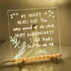 3D Acrylic Writing Board With Pens - Single Piece - 15X15cm Online