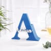 Buy 3D Initial And Name Penstand - Blue