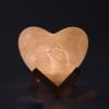 Shop 3D Moon Personalized Heart Lamp With Stand