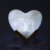 3D Moon Personalized Heart Lamp With Stand Online