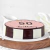 Gift 50th Birthday Cake For Her (1 Kg)
