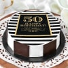 50th Birthday Cake For Him (1 Kg) Online