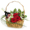 A basket with wine Online