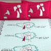 Buy A Hug is a Boomerang Cotton Bedsheet with Pillow Covers