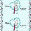 Shop A Hug is a Boomerang Cotton Bedsheet with Pillow Covers