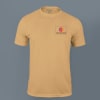 ACTI-RUNN Premium Polyester T-shirt for Men (Beige) Online