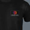 Gift ACTI-RUNN Premium Polyester T-shirt for Men (Black)