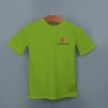 Shop ACTI-RUNN Premium Polyester T-shirt for Men (Flourscent Green)
