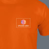 Buy ACTI-RUNN Premium Polyester T-shirt for Men (Flourscent Orange)