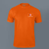 ACTI-RUNN Premium Polyester T-shirt for Men (Flourscent Orange) Online
