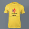 ACTI-RUNN Premium Polyester T-shirt for Men (Golden Yellow) Online