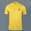 ACTI-RUNN Premium Polyester T-shirt for Men (Golden Yellow) Online