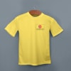 Shop ACTI-RUNN Premium Polyester T-shirt for Men (Lemon Yellow)