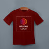Buy ACTI-RUNN Premium Polyester T-shirt for Men (Maroon)