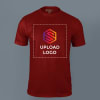 ACTI-RUNN Premium Polyester T-shirt for Men (Maroon) Online