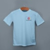 Shop ACTI-RUNN Premium Polyester T-shirt for Men (Sky Blue)