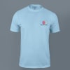 ACTI-RUNN Premium Polyester T-shirt for Men (Sky Blue) Online