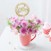 Buy Adorable Birthday Pink Floral Arrangement