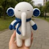 Adorable Handcrafted Crochet Elephant - Single Piece Online