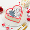 Adorable Love Heart Cake (Half kg) Online