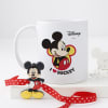 Adorable Mickey Kids Rakhi With Mug Online